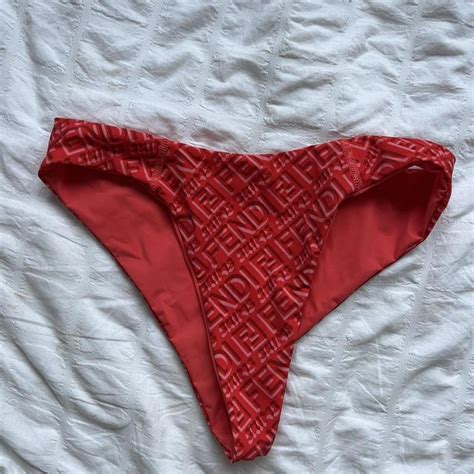 fendi bikini red|skims Fendi bodysuit.